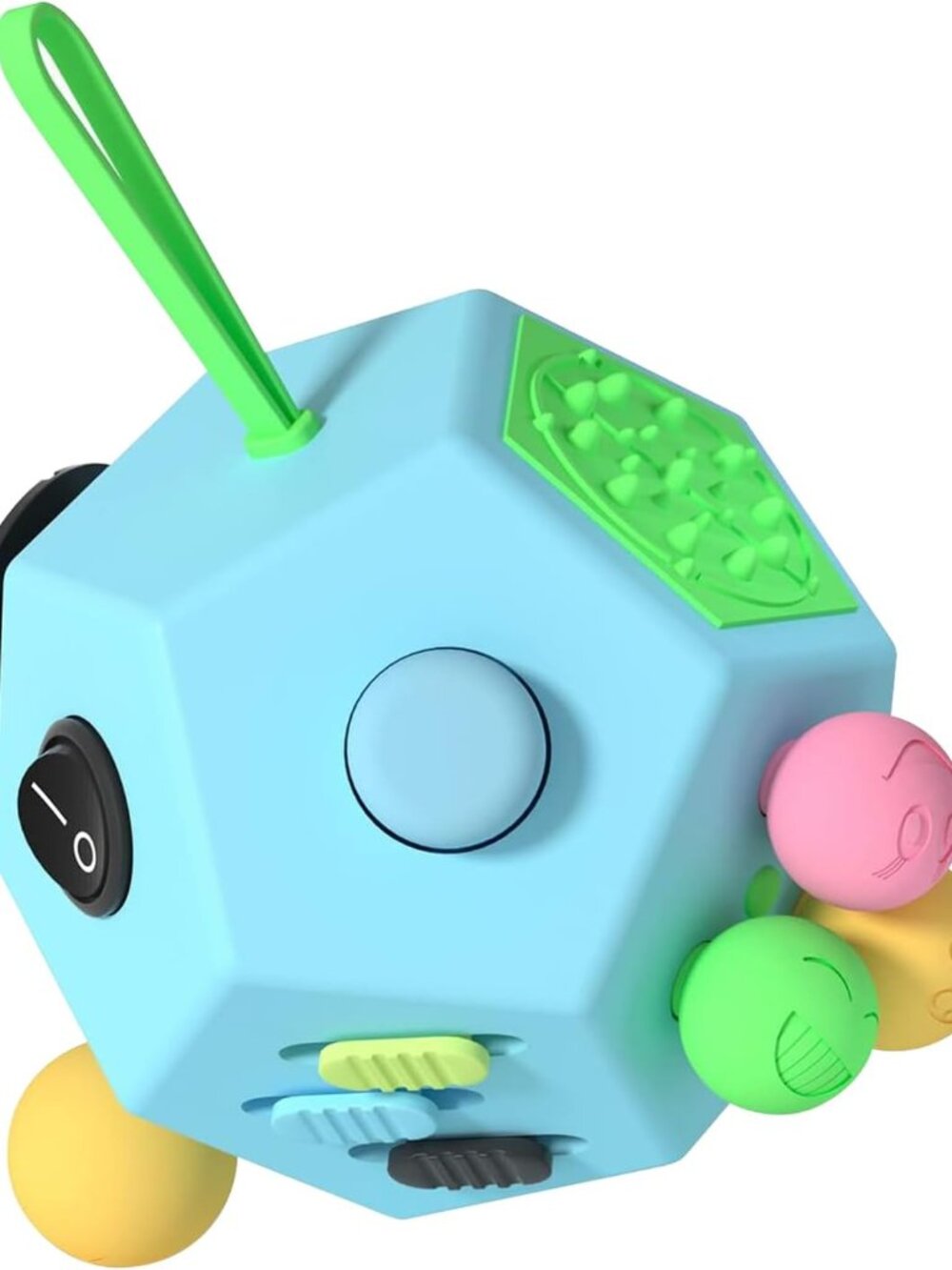 Fidget Dodecagon-12 Sided Fidget Toy Stress Relief Cube for Children and Adults,